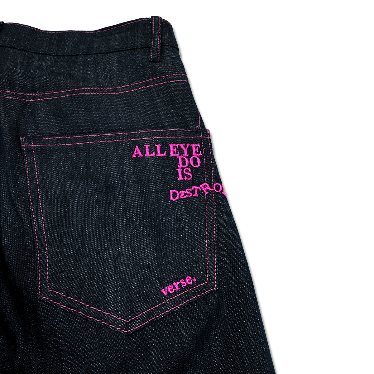 'destroy' flare jeans