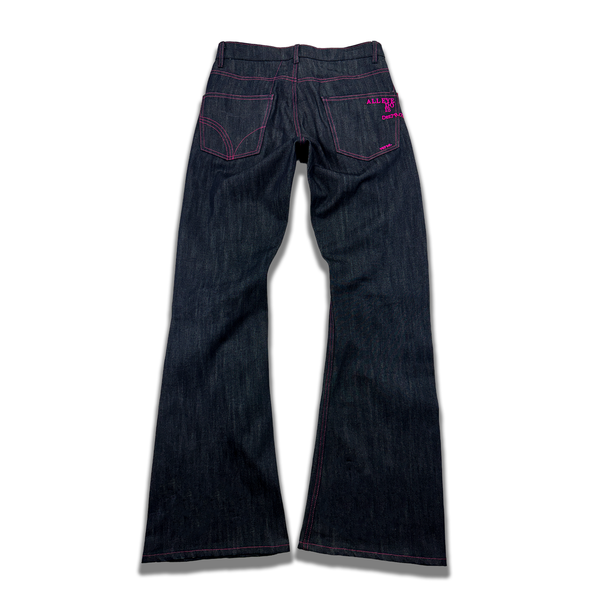 'destroy' flare jeans