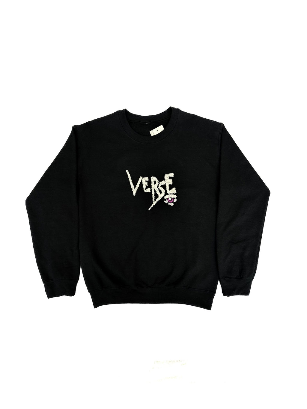 Stipple Embroidered Logo Crewneck - Verse