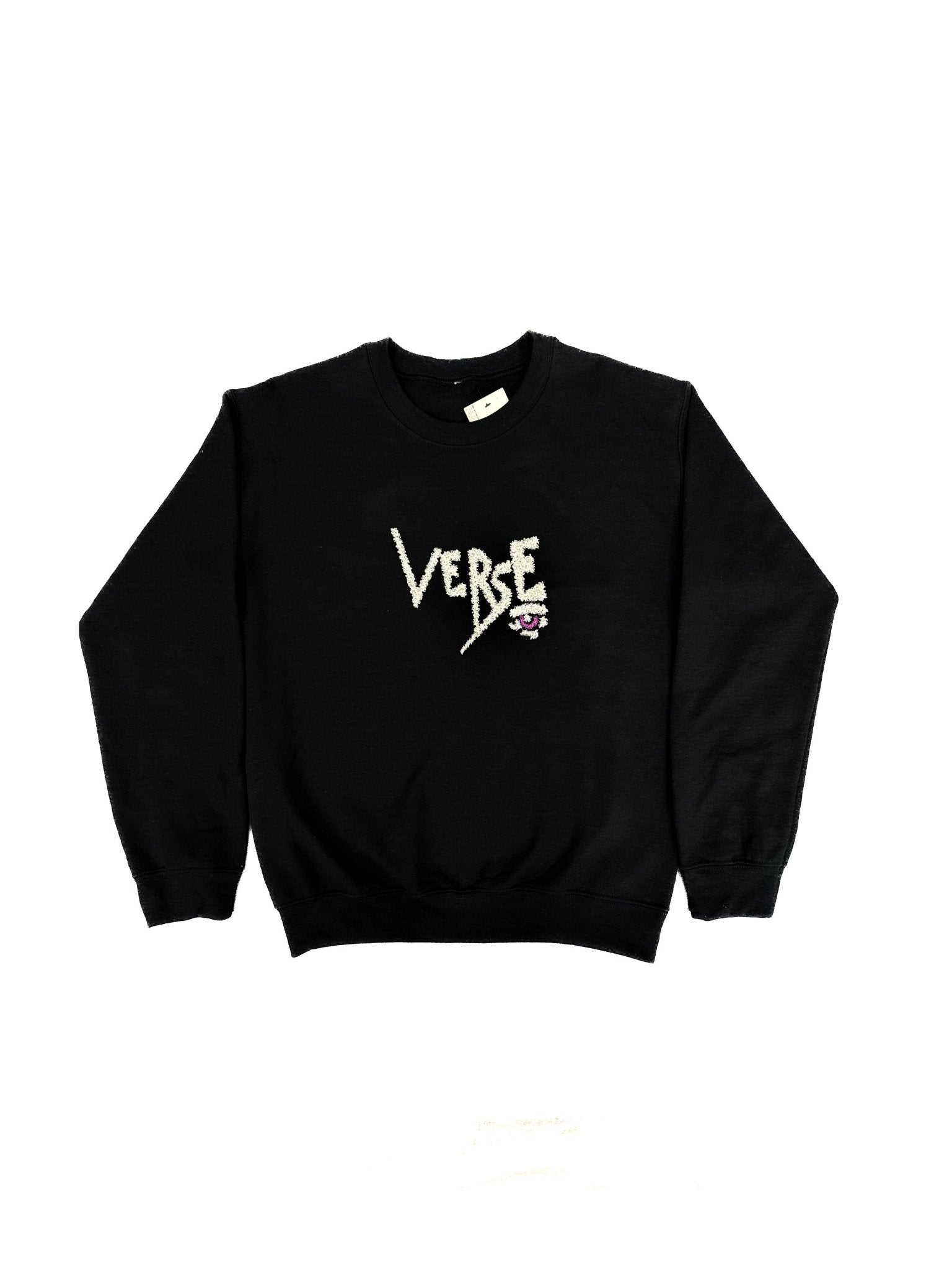 Stipple Embroidered Logo Crewneck - Verse