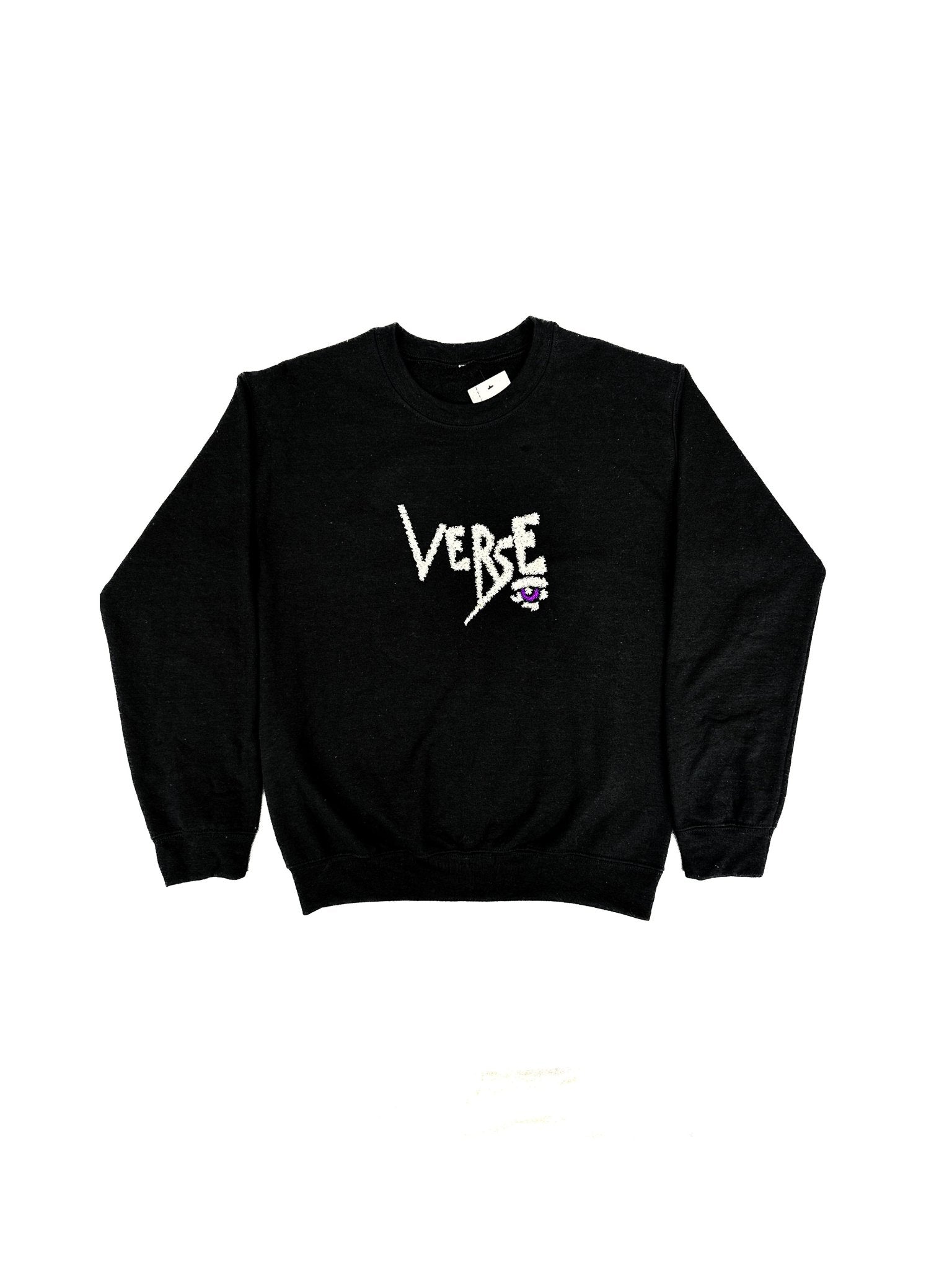Stipple Embroidered Logo Crewneck - Verse